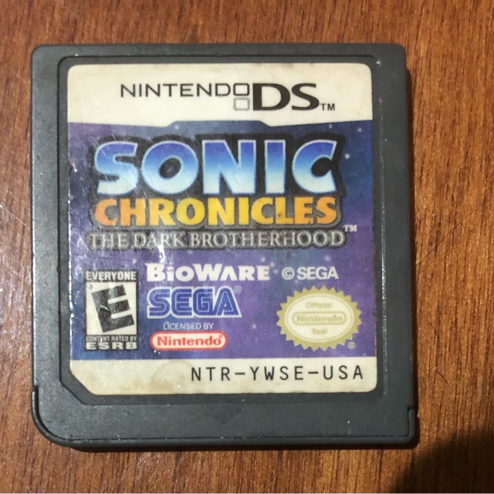Sonic Chronicles The Dark Brotherhood. Game only. DS not included
